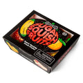 Scrunchems Sugar Squish Fruits set in black fruit-themed packaging