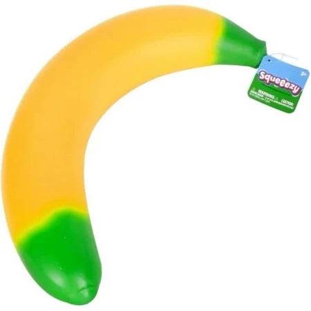 Squeezy Giant Banana Squishy Toy