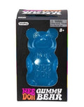 Nee Doh Gummy Bear squish toy in blue