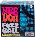Nee Doh Fuzz Ball Wonder Waves blue textured sensory stress ball in box