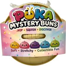 Pūka Mystery Buns collectible squishy surprise toy in gold packaging