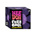 Nee Doh Fuzz Ball Flower Power purple velvet sensory stress ball in box