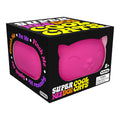 Nee Doh Super Cool Cats pink squishy stress toy in box