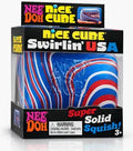 Nee Doh Nice Cube Swirlin' USA Squishy Stress Toy