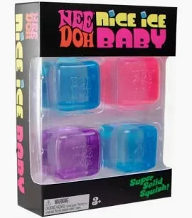 Nee Doh Nice Ice Baby Squishy Stress Toys – 4-Pack