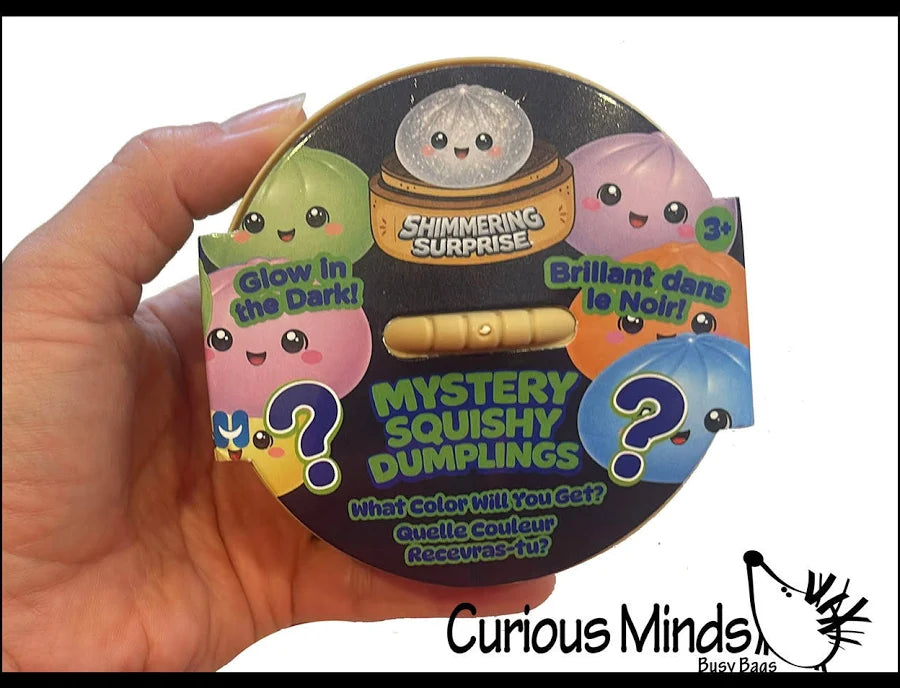 Curious Minds Mystery Squishy Dumplings – Shimmering Surprise Glow in the Dark