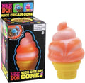 Nee Doh Nice Cream Cone squishy stress toy in pink and orange