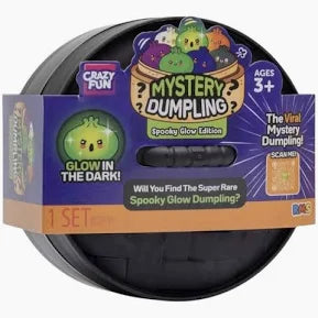 Mystery Dumpling Spooky Glow Edition by Crazy Fun - glow in the dark collectible vinyl toy set