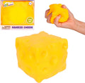 Toymendous Squeeze Cheese squishy stress toy yellow cheese block
