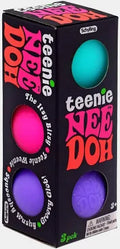 Teenie Nee Doh Groovy Glob Squishy Stress Balls – 3-Pack
